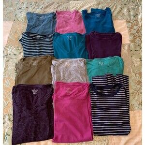 Womens l/s shirts bundle size XS